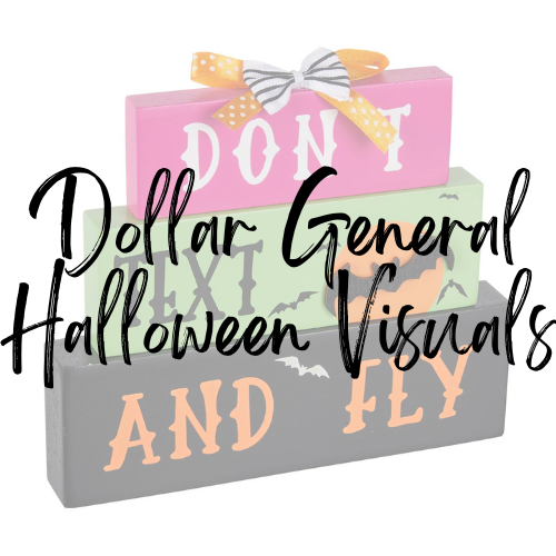 Dollar General Halloween Visual Spreadsheet